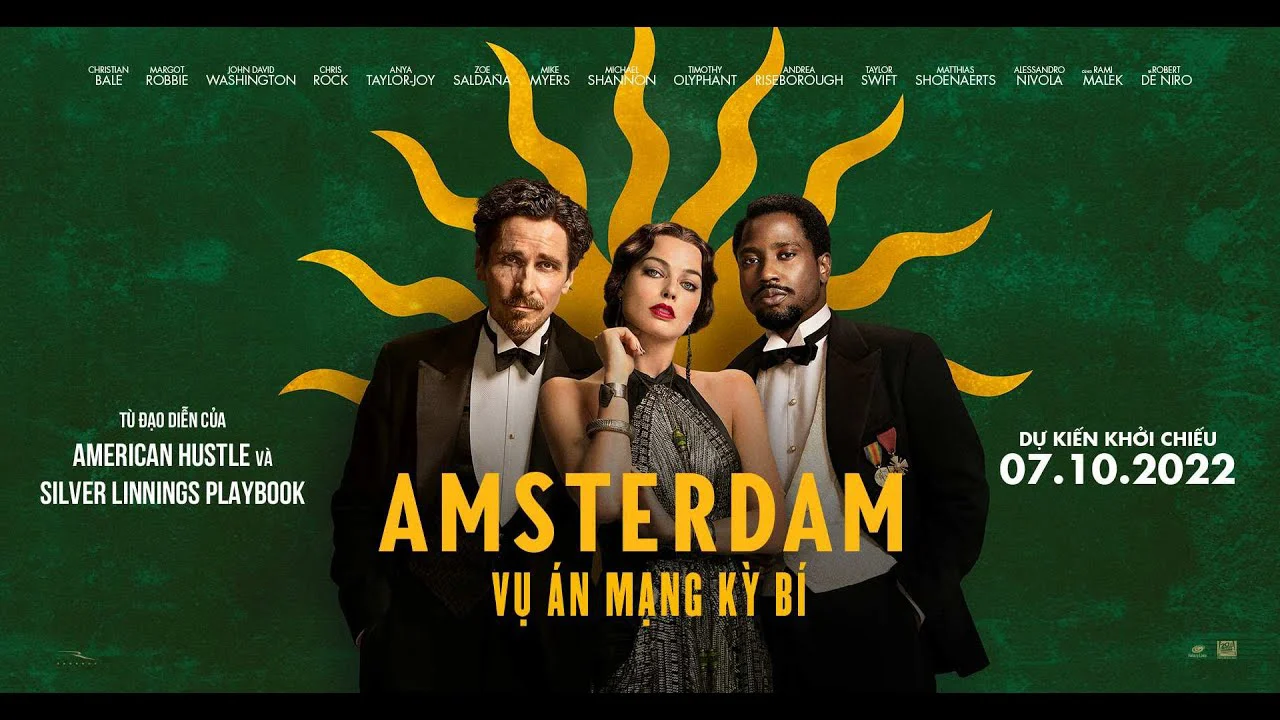 Phim Amsterdam: Vụ Án Mạng Kỳ Bí - Amsterdam